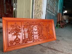 Cửu Huyền Thất Tổ Gỗ Kích Thước 150x60x4- Gỗ Hương Đỏ Nam Phi