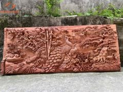 Tranh Gỗ- Phu Thê Viên Mãn- Kích Thước 237- Gỗ Hương Đá