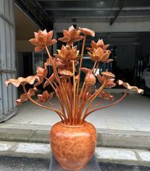 Bình Hoa Sen Gỗ- Hoa Sen Gỗ Hương Đá - 25 Cành