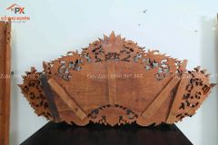 Cuốn Thư Câu Đối- Kích Thước 175( CT175x81-CĐ 175*26)- Gỗ Hương Đá