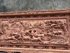 Tranh Gỗ Mã Đáo Thành Công - Gỗ Hương Đá- Kích Thước 217x107x8- M2