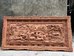 Tranh Gỗ Mã Đáo Thành Công - Gỗ Hương Đá- Kích Thước 217x107x8- M2