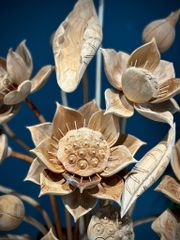 Bình Hoa Sen Gỗ - Gỗ Ngọc Am  - Sen Lũa Mẫu 2