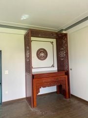 Vách Ngăn Phòng Thờ -  Gỗ MDF cốt xanh