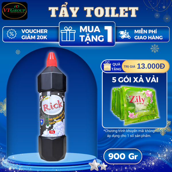 Nuoc tay toilet Rick chai 900g