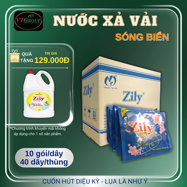 Nuoc xa vai Zily thung 40 day
