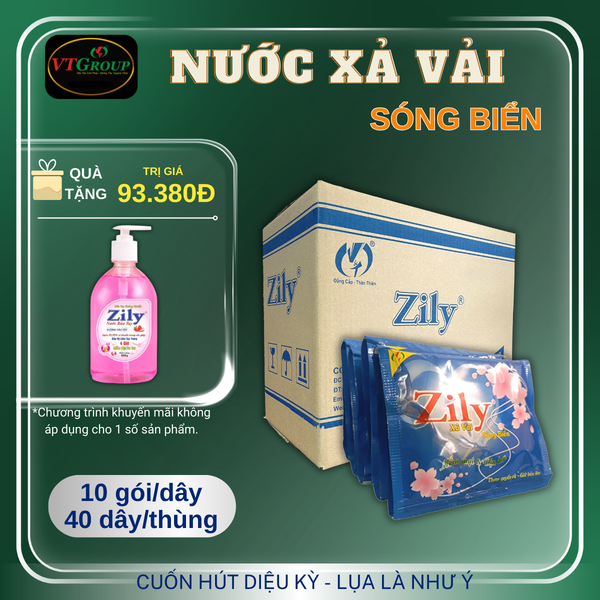 Nuoc xa vai Zily thung 40 day