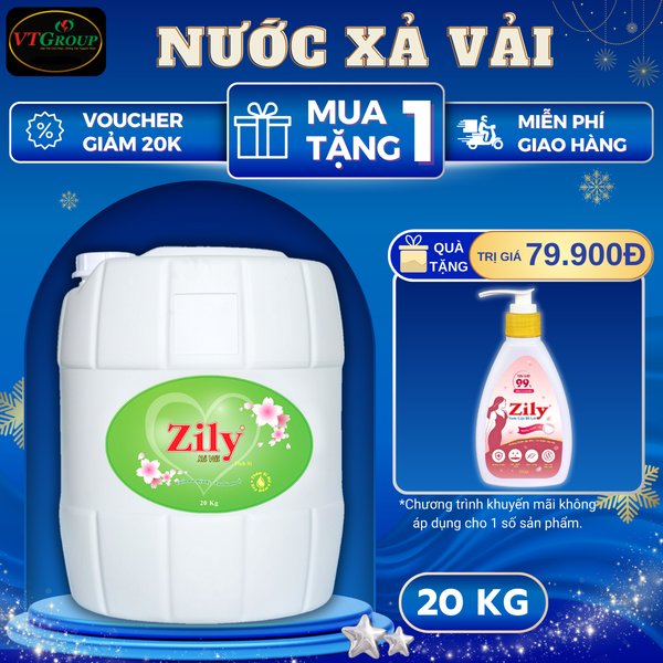 Nuoc xa vai Zily can 20kg