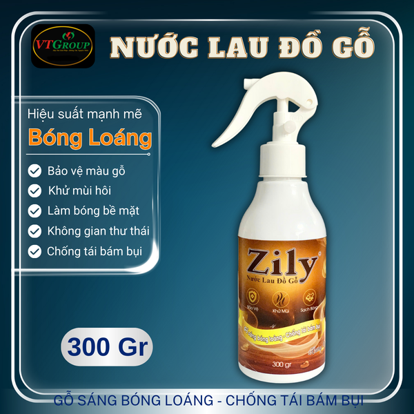Nuoc lau do go Zily chai 300gr huong tram