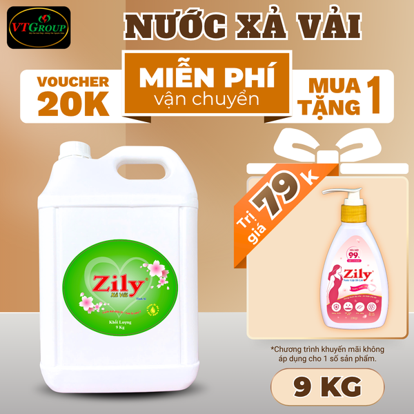 Nuoc xa vai Zily can 9kg