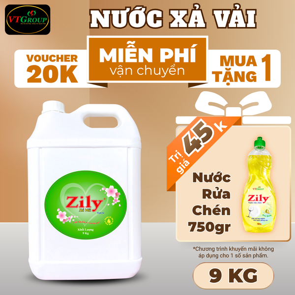 Nuoc xa vai Zily can 9kg