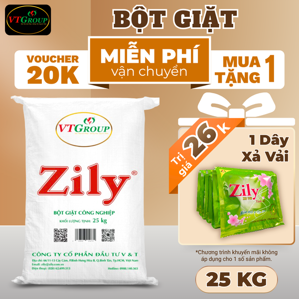 Bot giat cong nghiep Zily bao 25kg