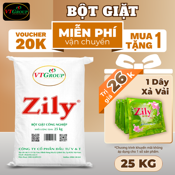 Bot giat cong nghiep Zily bao 25kg