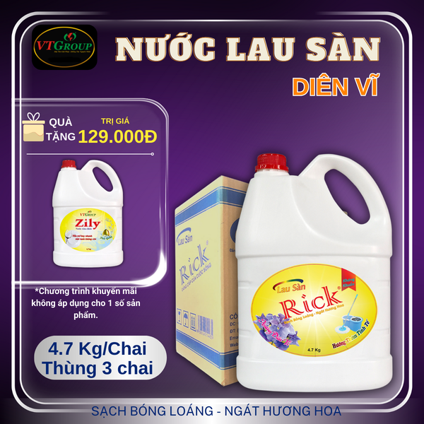 Nuoc lau san Rick chai 4.7kg thung 3 chai