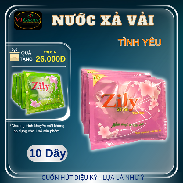 Nuoc xa vai Zily 10 day