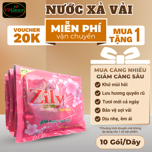 Nuoc xa vai Zily day 10 goi