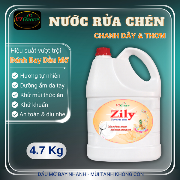 Nuoc rua chen Zily chai 4.7kg