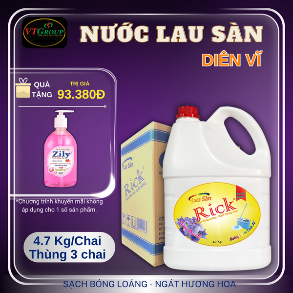 Nuoc lau san Rick chai 4.7kg thung 3 chai