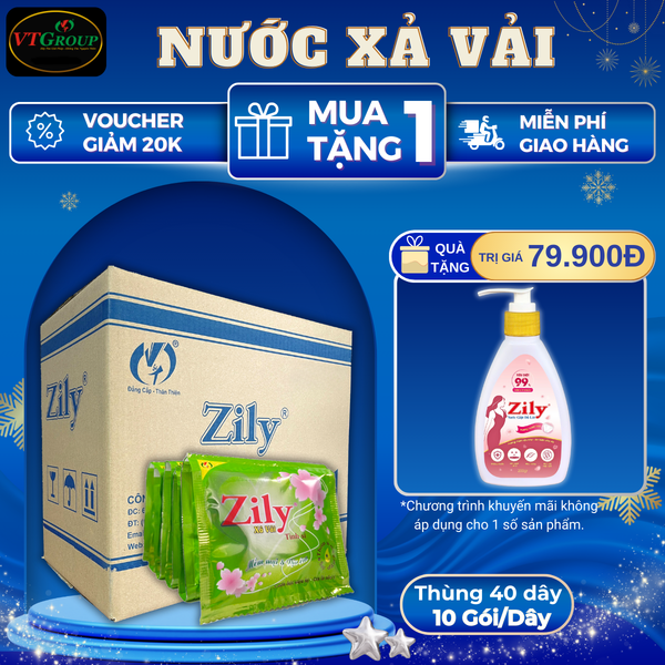 Nuoc xa vai Zily thung 40 day