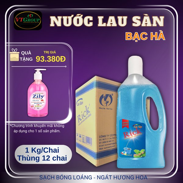 Nuoc lau san Rick chai 1kg thung 12 chai