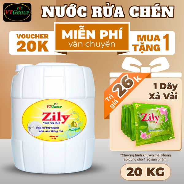 Nuoc rua chen Zily can 20kg