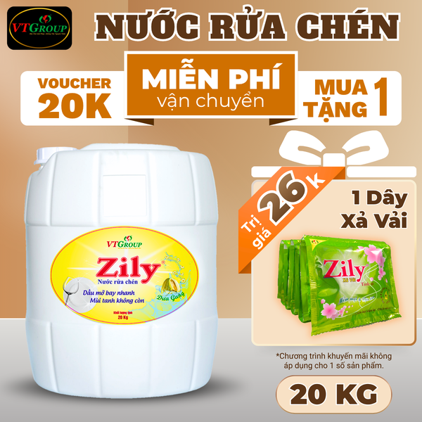 Nuoc rua chen Zily can 20kg