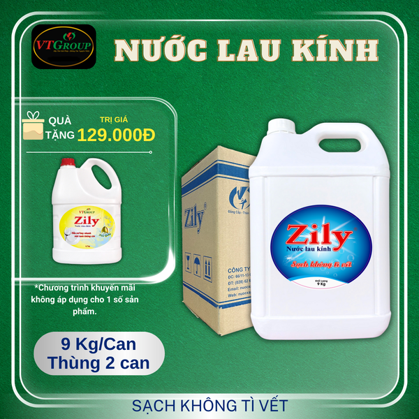 Nuoc lau kinh can 9kg thung 2 can