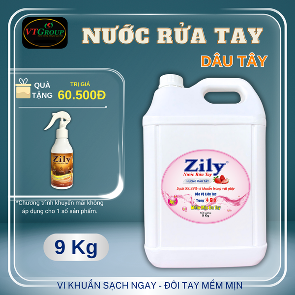 Nuoc rua tay Zily can 9 kg