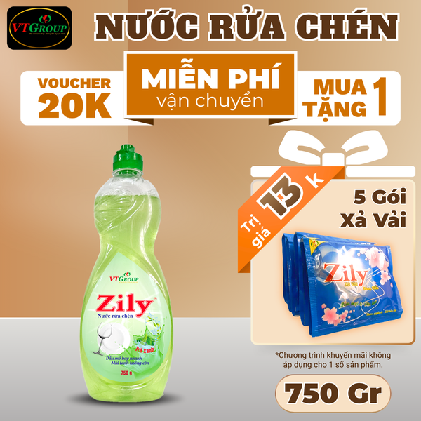 Nuoc rua chen Zily chai 750gr