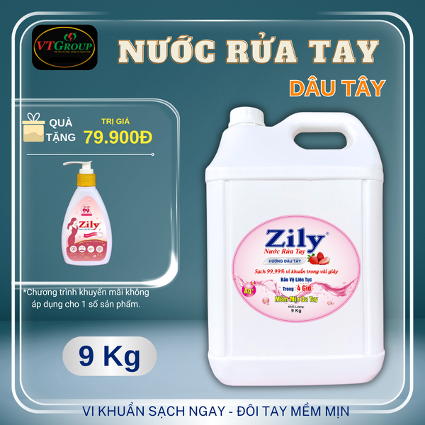 Nuoc rua tay Zily can 9 kg