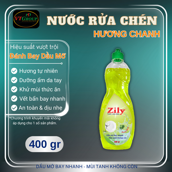 Nuoc rua chen Zily chai 400gr