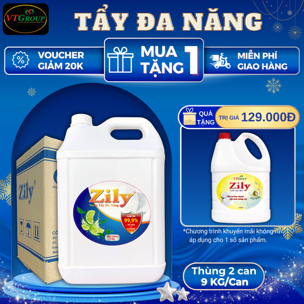 Tay da nang  Zily can 9Kg thung 2 can