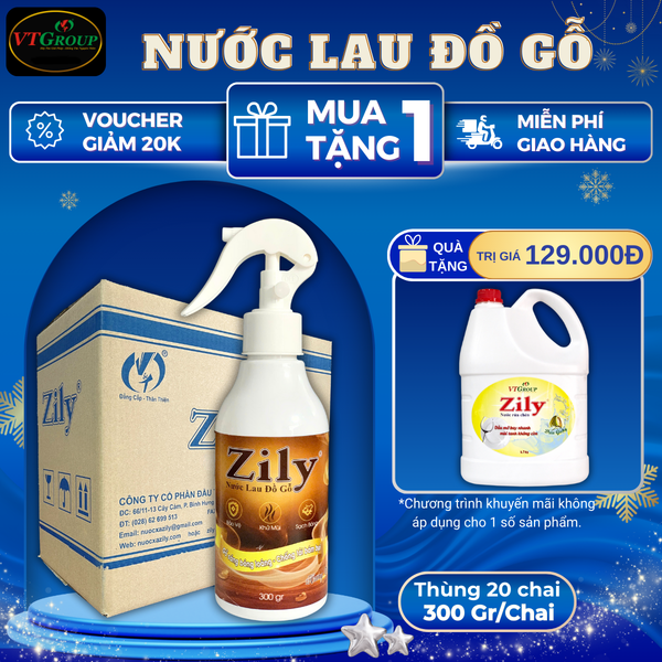 Nuoc lau do go da nang Zily 300gr thung 20 chai huong tram