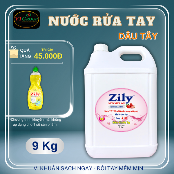 Nuoc rua tay Zily can 9 kg