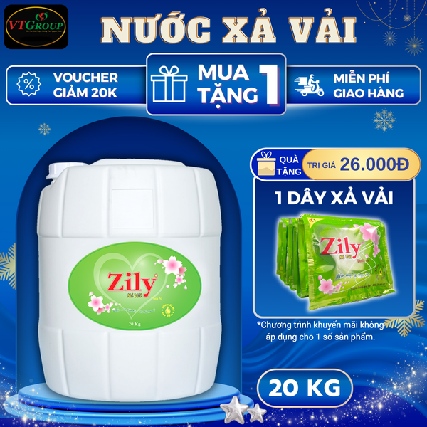 Nuoc xa vai Zily can 20kg
