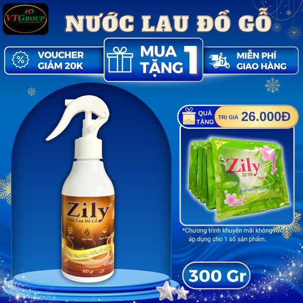 Nuoc lau do go Zily chai 300gr huong tram