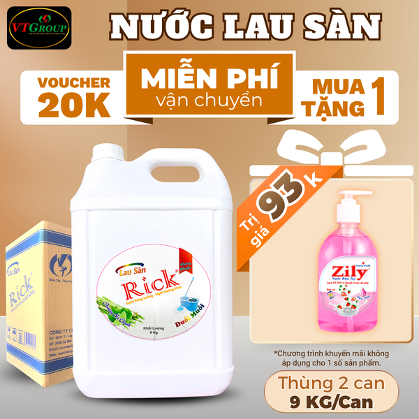 Nuoc lau san Rick can 9kg thung 2 can