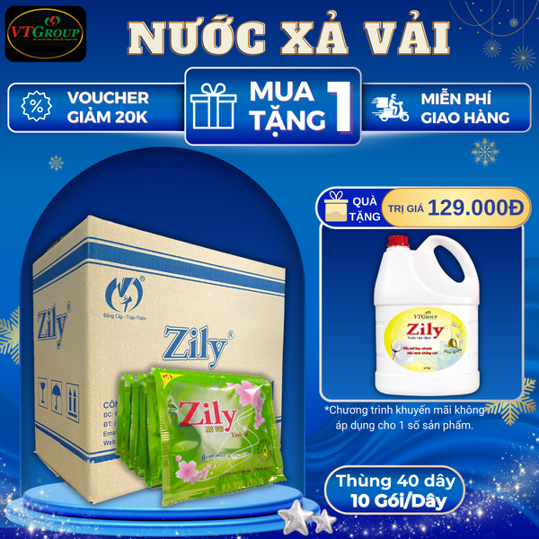 Nuoc xa vai Zily thung 40 day