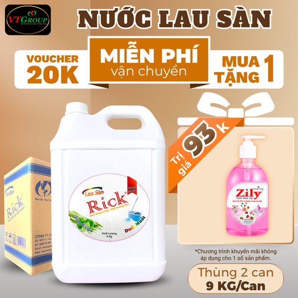 Nuoc lau san Rick can 9kg thung 2 can