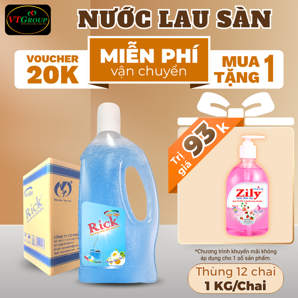 Nuoc lau san Rick chai 1kg thung 12 chai