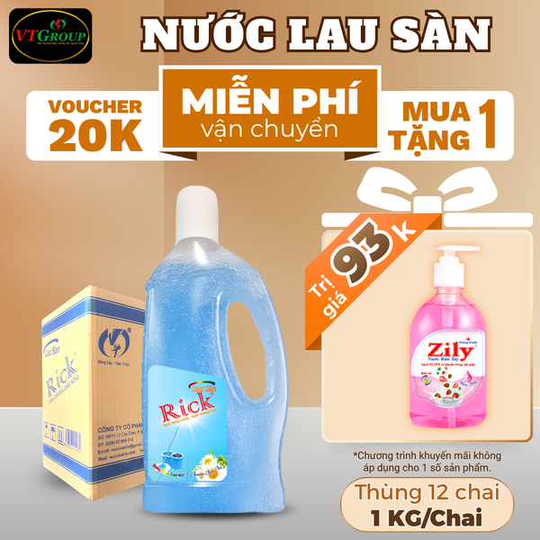 Nuoc lau san Rick chai 1kg thung 12 chai