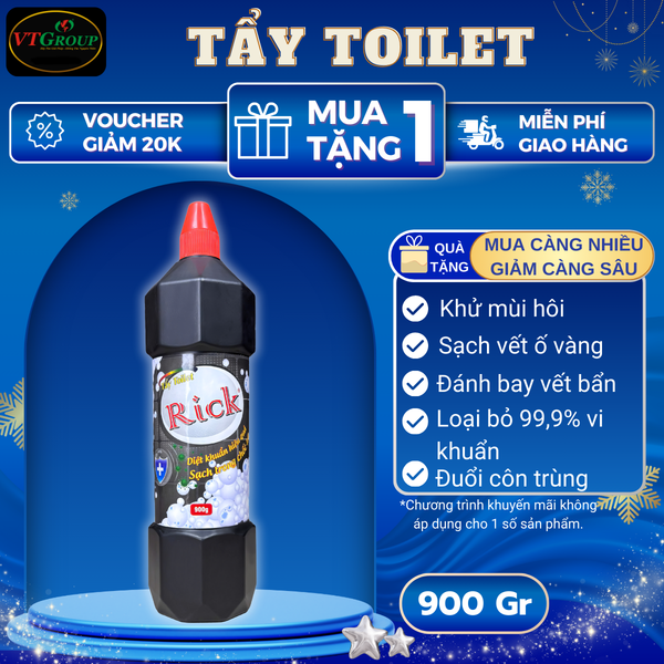 Nuoc tay toilet Rick chai 900g