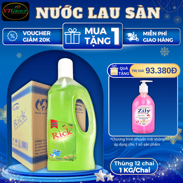 Nuoc lau san Rick chai 1kg thung 12 chai