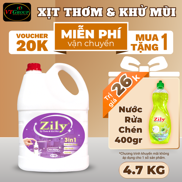 Xit thom va khu mui Zily chai 4.7kg