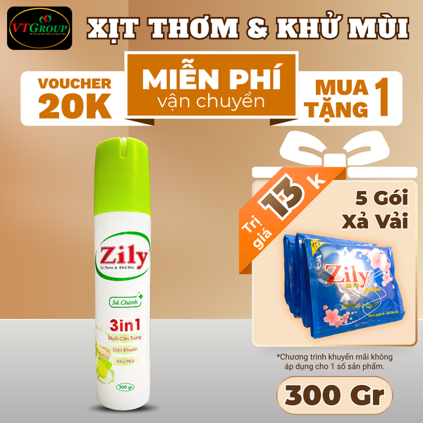 Xit thom va khu mui Zily chai 300gr
