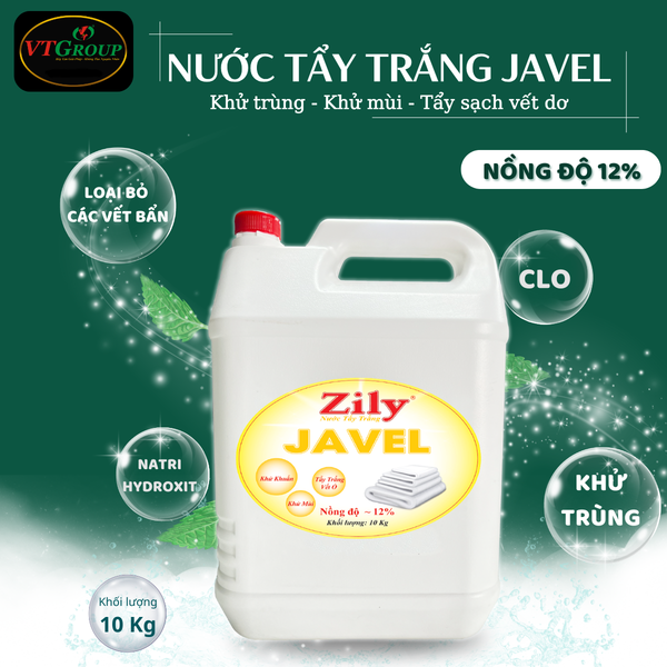 Tay javel Zily can 10kg