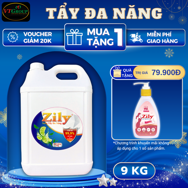 Nuoc tay da nang Zily can 9Kg