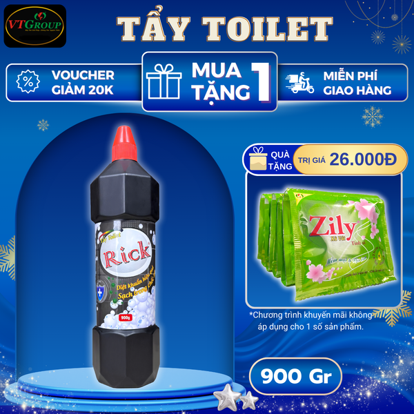 Nuoc tay toilet Rick chai 900g