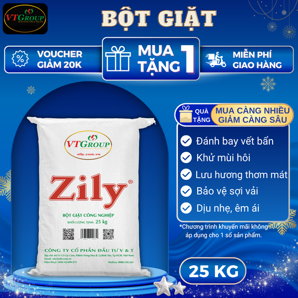 Bot giat cong nghiep Zily bao 25kg