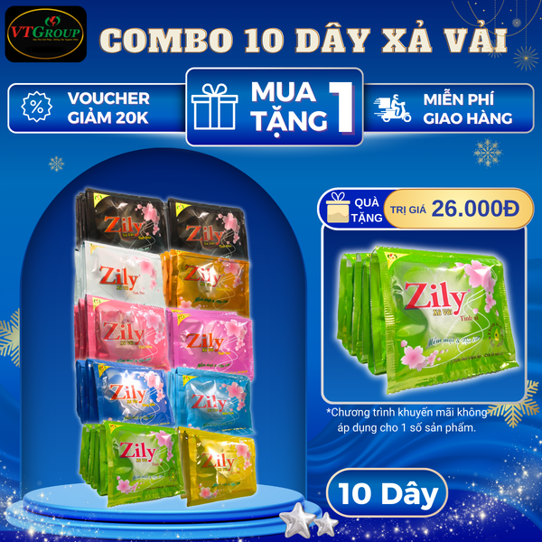 Nuoc xa vai Zily 10 day